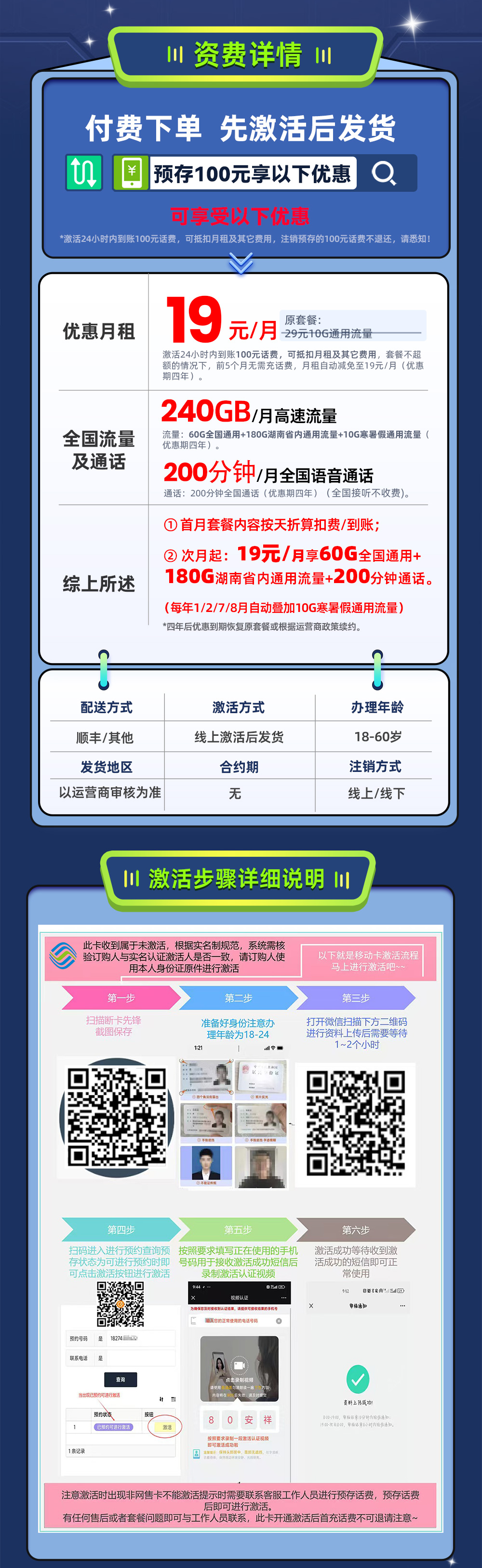 卡多多官方发布：移动蜜桃卡19元月享240G流量+200分钟通话  第2张