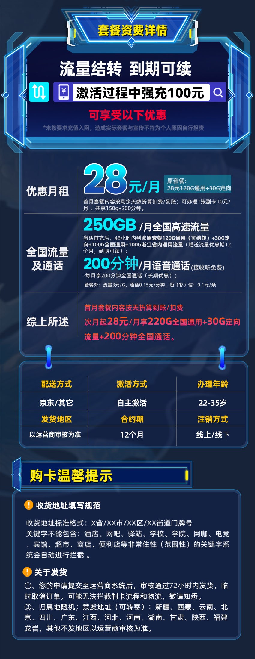 卡多多官方发布：广电泽龙卡28元/月享250G全国流量+200分钟通话  第2张